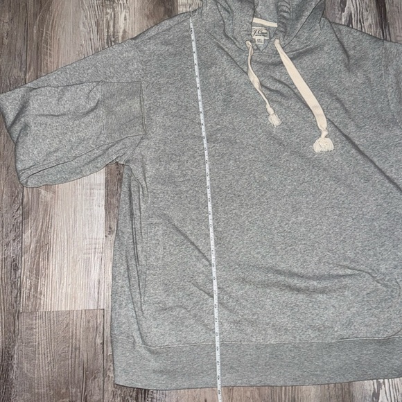 J.Crew XXL grey vintage cloud fleece hoodie - Picture 3 of 5